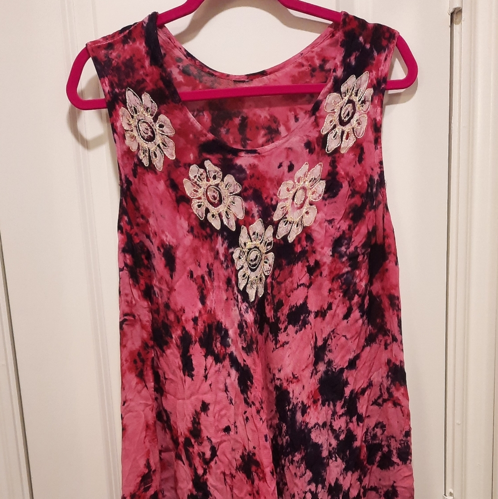 Sleeveless Beach dress. 2X